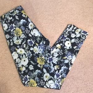 H&M Floral Print Slacks - Size US 2
